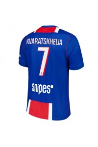 Paris Saint-Germain Khvicha Kvaratskhelia #7 Fotballdrakt Hjemme Klær 2026-27 Korte ermer